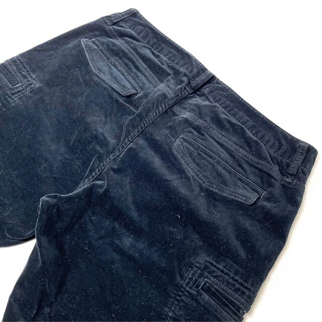 23区(ニジュウサンク)の23区 denim ボーイフィット ベルベット生地 強ストレッチ 82cm レディースのパンツ(デニム/ジーンズ)の商品写真