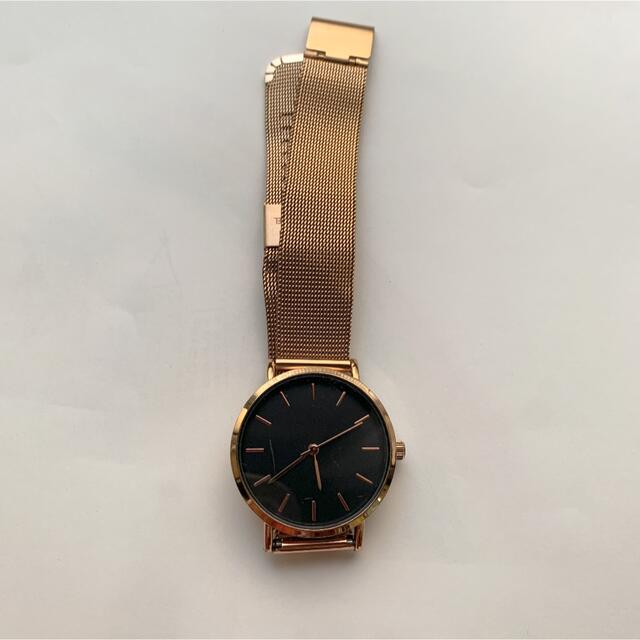 HM - 腕時計 レディース HM ブラック ゴールドの通販 by プラハ's shop｜エイチアンドエムならラクマ