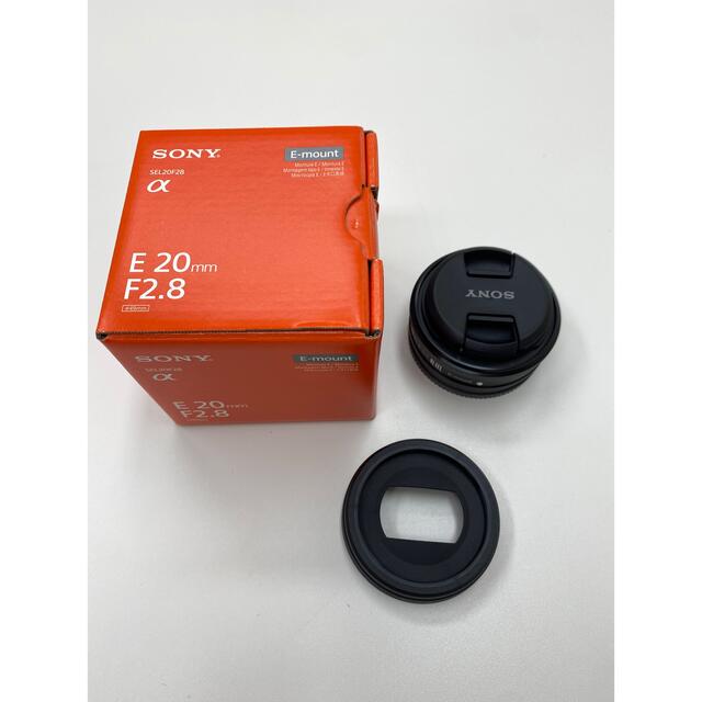 有名なブランド SONY - ソニー 単焦点レンズ E 20mm F2.8 ソニー SEL20F28 レンズ(単焦点)