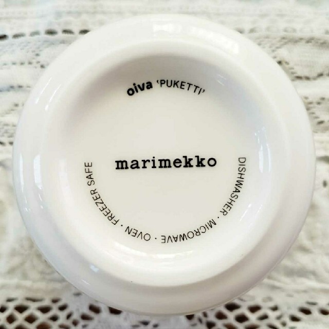 marimekko(マリメッコ)のmarimekko マリメッコ PUKETTI プケッティ ラテマグ インテリア/住まい/日用品のキッチン/食器(食器)の商品写真