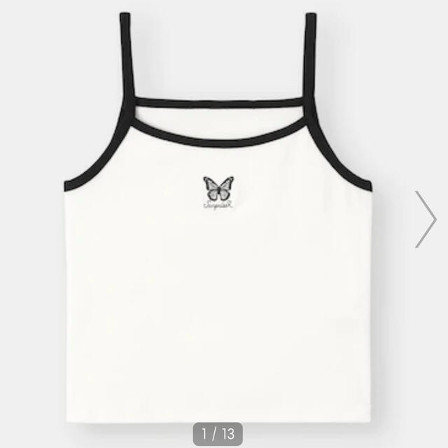 GRL(グレイル)のGUバタフライキャミソール🦋 レディースのトップス(Tシャツ(半袖/袖なし))の商品写真