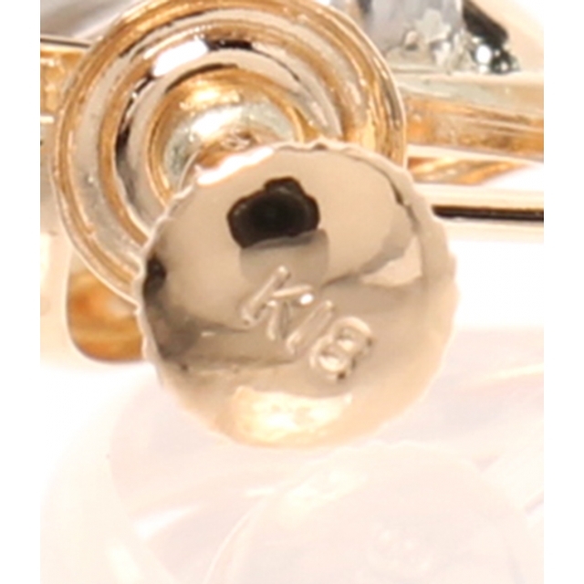 美品 イヤリング K18 レディース 3
