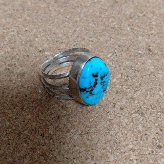 B.Johnson vintage Ring ターコイズリング 17号(リング(指輪))