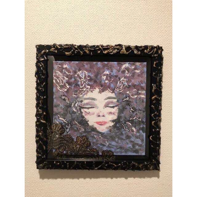 アクリル画 額入り キャンバス画 アート 絵 - 美術品/アンティーク アクリル画 額入り キャンバス画 アート 絵 - 美術品/アンティーク