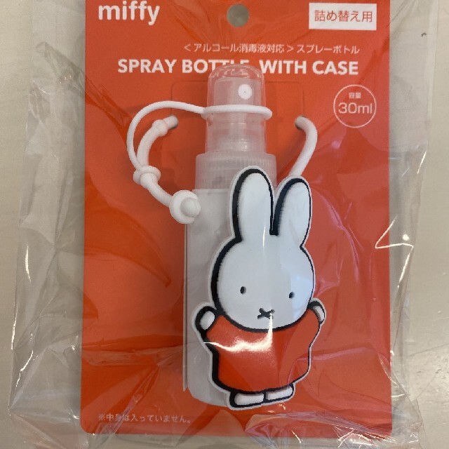 Miffy ミッフィー 花柄 スプレーボトル アルコール対応 2点 コスメ/美容のメイク道具/ケアグッズ(ボトル・ケース・携帯小物)の商品写真