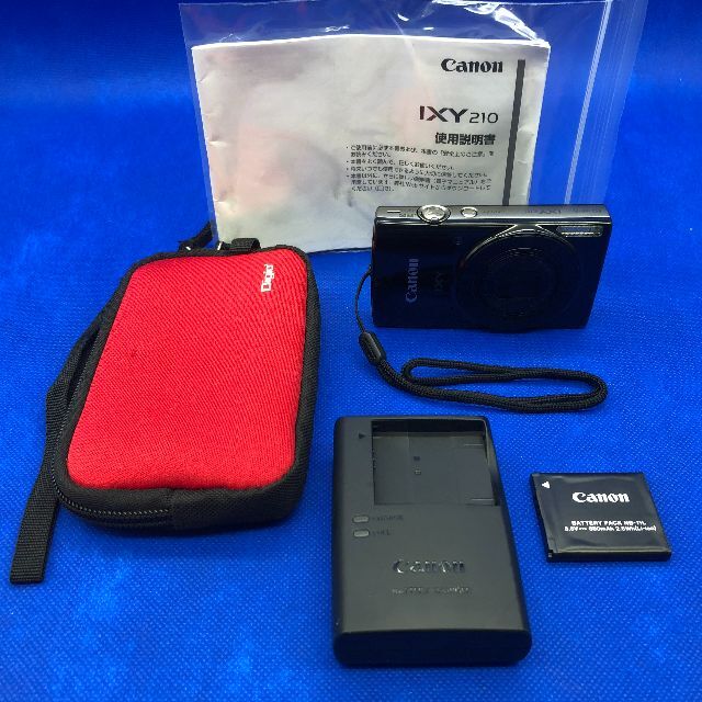 【Wi-Fi内蔵】　Canon IXY 210　ブラックカメラ