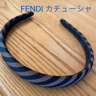 フェンディ(FENDI)の廃盤 ヴィンテージ FENDI カチューシャ ストライプ (カチューシャ)