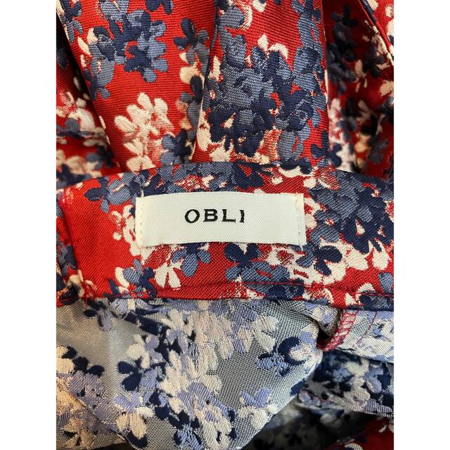 国産即納 OBLI - オブリ　フラワージャガードスカートの通販 by ami's shop｜オブリならラクマ 超激得安い
