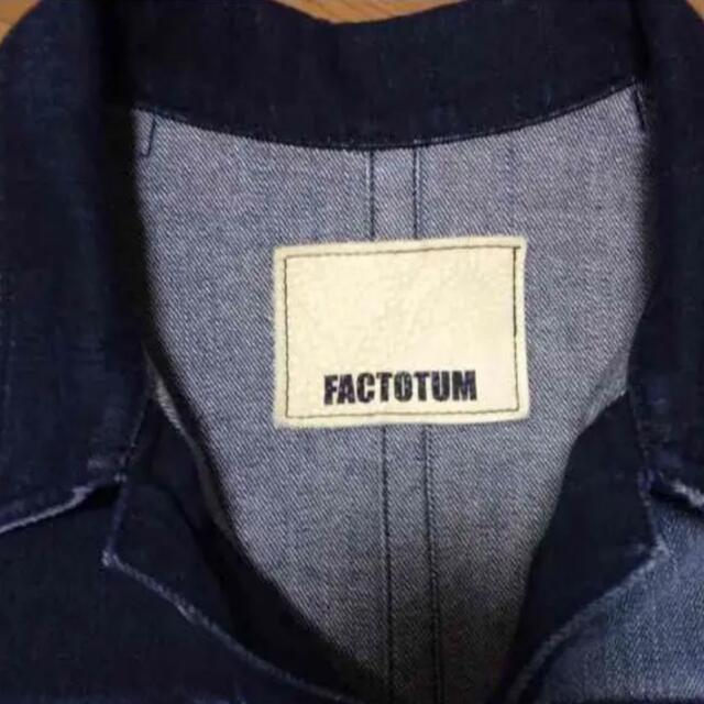 FACTOTUM(ファクトタム)のFACTOTUMデニムジャケット44 メンズのジャケット/アウター(Gジャン/デニムジャケット)の商品写真