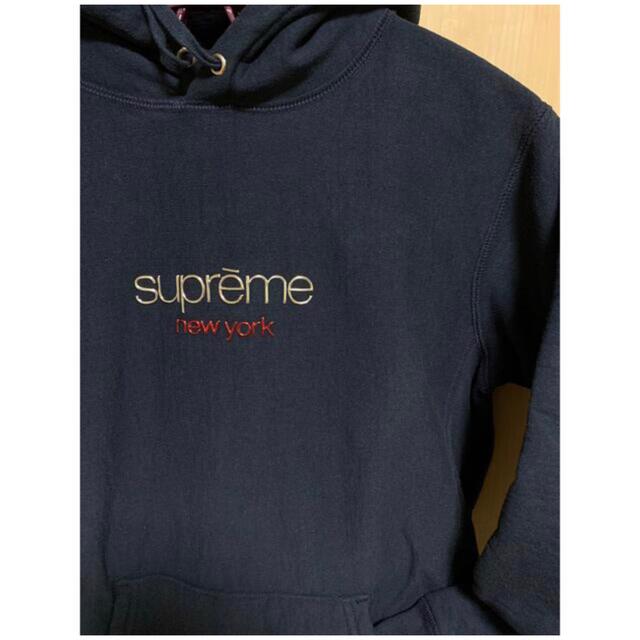 supreme クラシックロゴ パーカー