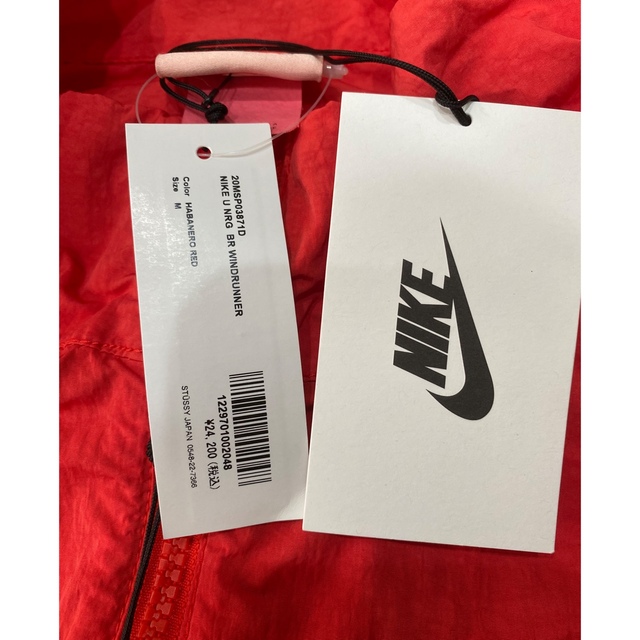 STUSSY(ステューシー)の【Mサイズ】 STUSSY / NIKE WINDRUNNER RED   メンズのジャケット/アウター(ナイロンジャケット)の商品写真