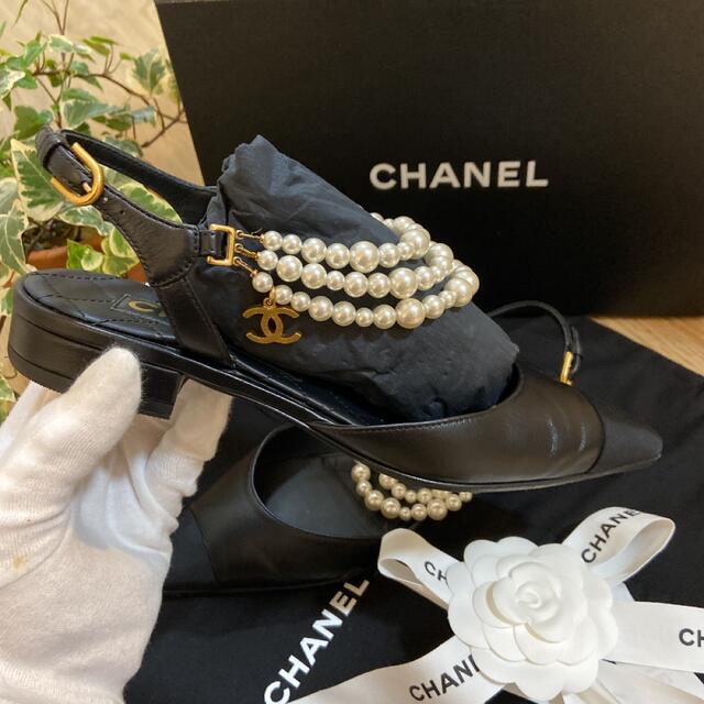 CHANEL - ご専用CHANELシャネル スリングバックシューズ パンプス