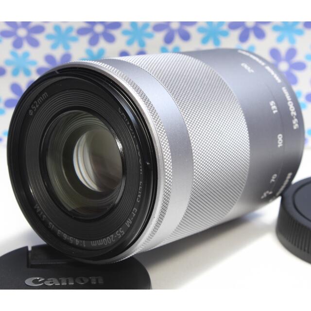 ミラーレス望遠☆キャノン EF-M 55-200mm IS STM☆手振れ補正