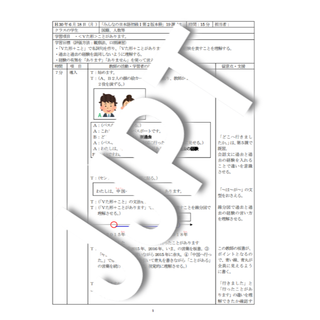 模擬授業合格！指導案 「みん日19 課～ことがあります」、板書付き(その他)