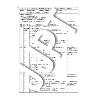 模擬授業合格！指導案 「みん日18 課～ができる、～ことができる」、板書付き(その他)