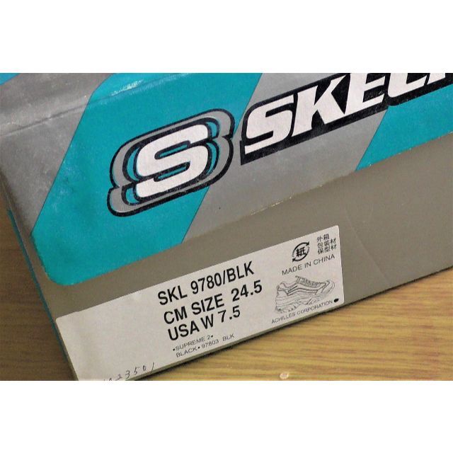 SKECHERS(スケッチャーズ)のスケッチャーズ SKECHERS　厚底スニーカー　SKL9780黒 24.5cm レディースの靴/シューズ(スニーカー)の商品写真