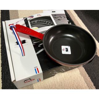 ストウブ(STAUB)のstaub　ストウブ　スキレット　チェリー　シリアル付　16㎝(鍋/フライパン)