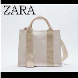 ザラ(ZARA)の【ちゅちたろう様ご専用】ZARA ストラップ キャンバス ミニ トートバッグ(トートバッグ)