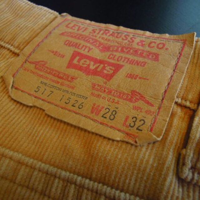 Levi's(リーバイス)のkb4 70's 80'sLevi's リーバイス517 ブーツカットコーデュロ メンズのパンツ(チノパン)の商品写真