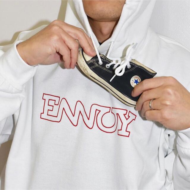 1LDK SELECT - ENNOY Electric Logo Hoodie white Redの通販 by まっ ...