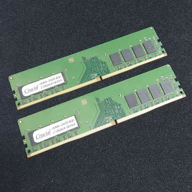 Crucial 16GB (8GBx2) DDR4-2400 #596