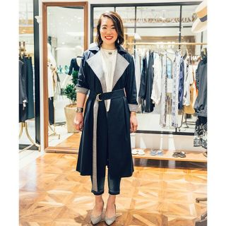 ラウンジドレス(Loungedress)の4児ママ様専用　Loungedressチェックトレンチコート(トレンチコート)