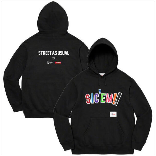 Supreme × WTAPS sic'em Hooded Sweatshirt