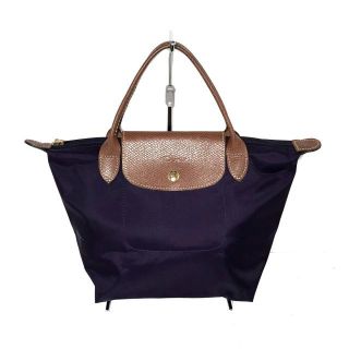 ロンシャン(LONGCHAMP)のロンシャン ハンドバッグ ナイロン×レザー(ハンドバッグ)