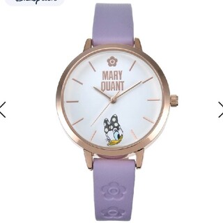 マリークワント(MARY QUANT)のレア★マリクワ✖デイジーダッグコラボ　腕時計　パープル　ギフト　ホワイトデー(腕時計)