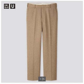 ユニクロ(UNIQLO)のウールブレンドジャージーパンツ(スラックス)