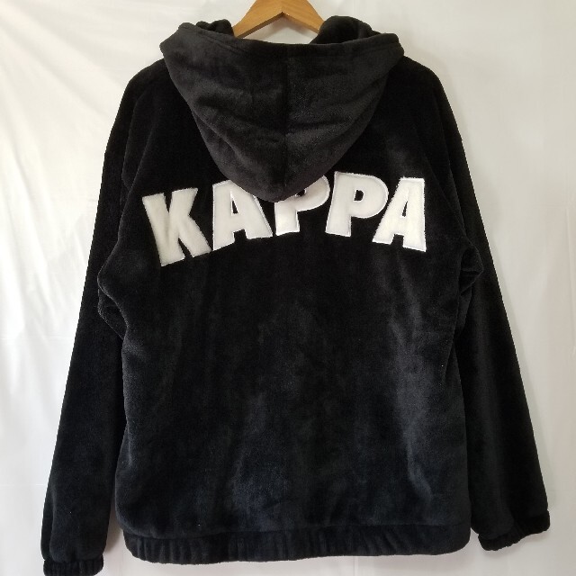 Kappa(カッパ)の新品　KAPPA　かっぱ　パーカー　BLACK レディースのトップス(パーカー)の商品写真