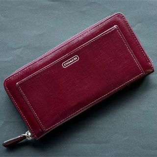 コーチ(COACH)のコーチ　長財布　エナメル　美品(財布)