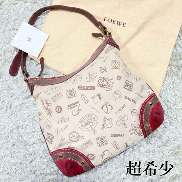 ファスナー LOEWE ハンドバッグ キャンバス レザーの通販 by ベクトル