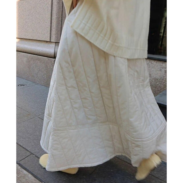 新品タグ付き キルティングスカート machatt レディースのスカート(ロングスカート)の商品写真