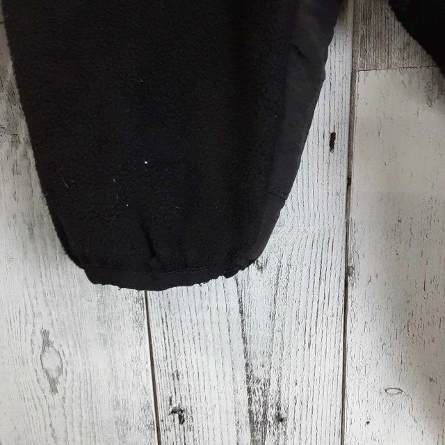 美品US規格ノースフェイスデナリジャケット刺繍ロゴ黒ブラックポーラテック 6