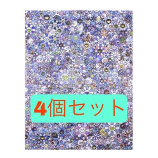 SKULLS & FLOWERS BLUE SIGNAL 村上隆 ４個セット(その他)