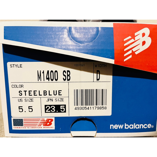 newbalance☆ニューバランスM1400SB STEELBLUE 23.5