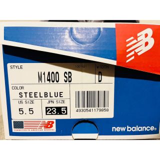 「newbalance☆ニューバランスM1400SB STEELBLUE 23.5」に