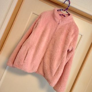 ユニクロ(UNIQLO)のUNIQLO キッズ 女の子 160 フリース モコモコ(ジャケット/上着)