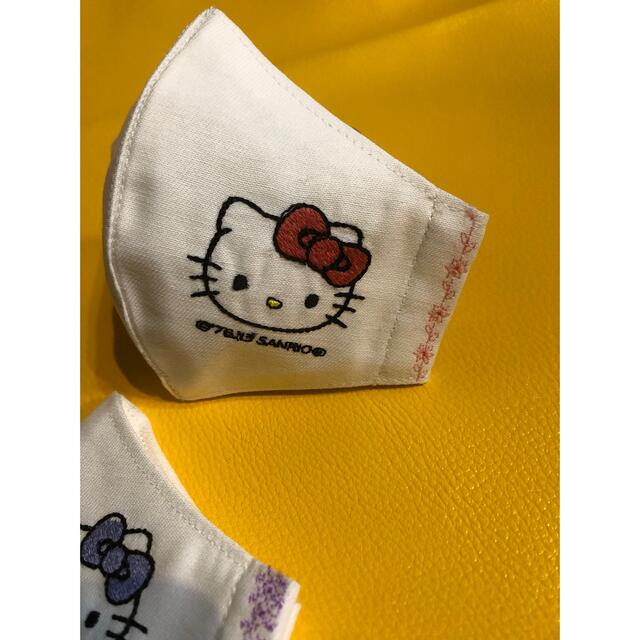 キティちゃん刺繍インナーマスク