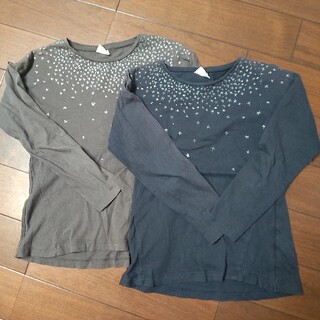 ザラキッズ(ZARA KIDS)の⭐️ofu-ton様専用⭐️ ZARA KIDS ロンT 128サイズ 2枚組(Tシャツ/カットソー)