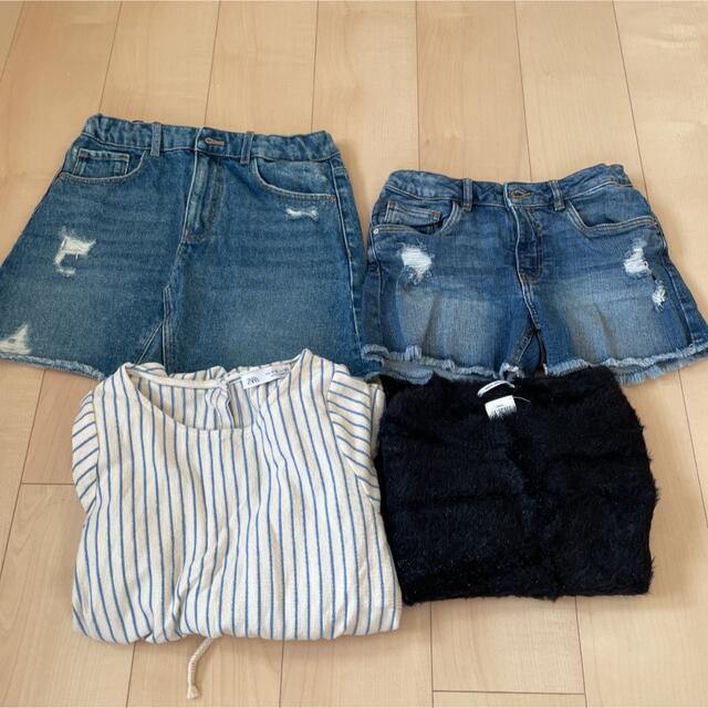 ZARA(ザラ)のZARA11〜12歳　4点セット キッズ/ベビー/マタニティのキッズ服女の子用(90cm~)(パンツ/スパッツ)の商品写真