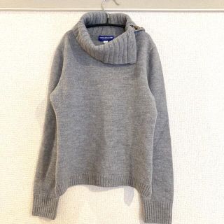 バーバリーブルーレーベル(BURBERRY BLUE LABEL)のバーバリーブルーレーベル　タートルニット　セーター　グレー(ニット/セーター)