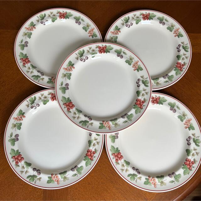 WEDGWOOD - 【黒壺美品】ウェッジウッド☆プロバンス☆デザート皿 5枚