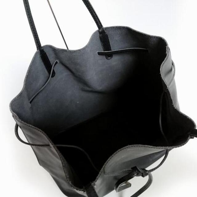 repetto(レペット)のレペット トートバッグ 黒 リボン レザー レディースのバッグ(トートバッグ)の商品写真