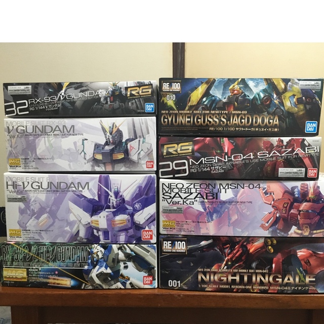 ☆MG&RE&RG 計8個セット☆ν hiν サザビー ナイチンゲール他☆ 素敵で