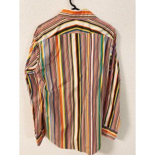 paul smith ポールスミス　ストライプ　ウッド　木目　シャツ　希少