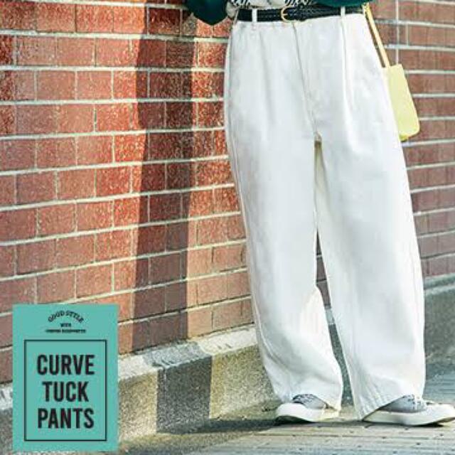 GU(ジーユー)のカラーカーブタックパンツ メンズのパンツ(その他)の商品写真