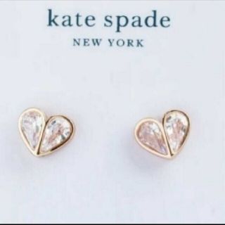 ケイトスペードニューヨーク(kate spade new york)の【新品】kate spade ケイトスペード ピアス ローズゴールドロックソリ(ピアス)