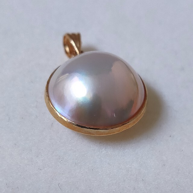 マベパール ペンダントトップ K18YG 14.0mm 2.7g cardiologiaintegrada
